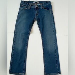 Vintage Levi’s 504 Straight Jeans in Deep Blue Denim